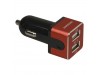 Зарядное устройство Greenwave 12-24V, 2*USB 5V/3.1A (CH-CC-231 black/red)