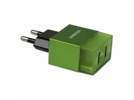 Зарядное устройство Greenwave 2*USB 5V/2.4A (CH-TC-224L green)