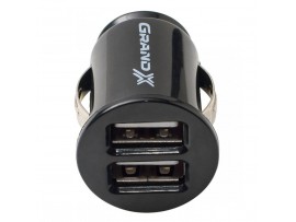 Зарядное устройство Grand-X 12-24V, 2*USB 5V/2,1A (CH-02)