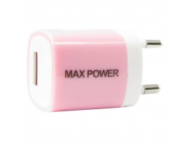 Зарядное устройство MaxPower One 1A Pink (33832)