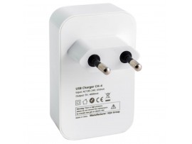 Зарядное устройство LOGAN Quad USB Wall Charger 5V 4A (CH-4 White)