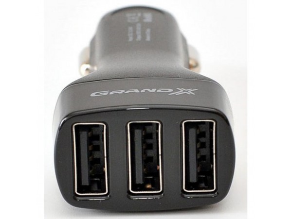 Зарядное устройство Grand-X CH-33 (12-24V, 3*USB 5V/3.1A) (CH-33)