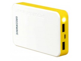 Батарея универсальная Greenwave TD-60, 10000mAh, 2*USB, 5V/2.1A (R0014030)