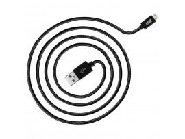 Дата кабель JUST Copper Lightning USB Cable 1.2M Black (LGTNG-CPR12-BLCK)