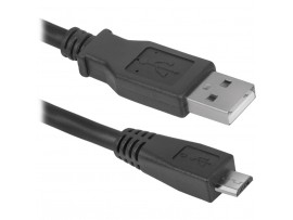 Дата кабель Defender USB08-06 USB 2.0 - Micro USB, 1.8м (87459)