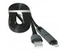 Дата кабель Defender USB10-03BP USB - Micro USB/Lightning, black, 1m (87488)