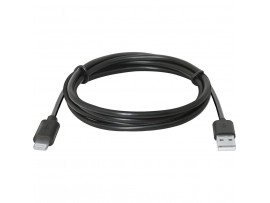 Дата кабель Defender ACH01-03BH USB - Lightning, black, 1m (87478)