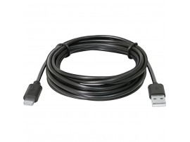 Дата кабель Defender ACH01-10BH USB - Lightning, black, 3m (87467)