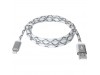 Дата кабель Defender ACH03-03LT USB - Lightning, GrayLED backlight, 1m (87550)