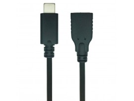 Дата кабель USB 2.0 Type C to AF 0.1m REAL-EL (EL123500017)