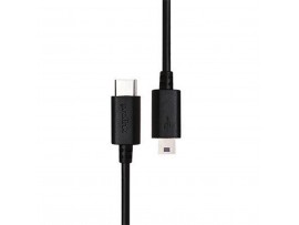 Дата кабель USB 2.0 Type-C to Mini 5P 1.0m Prolink (PB481-0100)