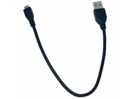 Дата кабель USB 2.0 AM to Micro 5P 0.3m Smartfortec (SFU-AMM-0.3M)
