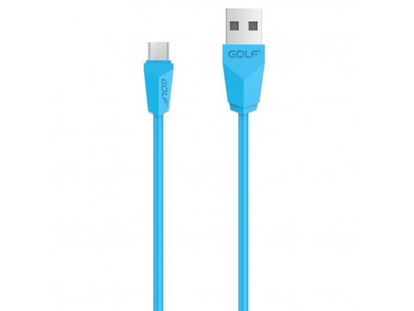 Дата кабель Golf Diamond microUSB Blue (49927 / GC-27m)