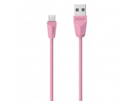 Дата кабель Golf Diamond microUSB Pink (49928 / GC-27m)