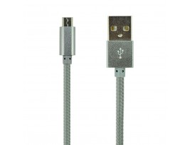 Дата кабель LDNIO LS08 MicroUSB Grey 1m (48257)