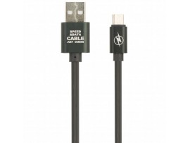 Дата кабель Mobiking Quick Charge MicroUSB Black (50730)