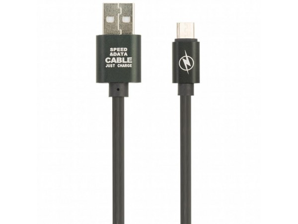 Дата кабель Mobiking Quick Charge MicroUSB Black (50730)