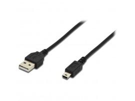 Дата кабель DIGITUS USB 2.0 AM to Mini 5P 1.8m (AK-300130-018-S)