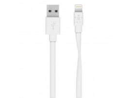 Дата кабель Belkin USB 2.0 AM to Lightning 1.2m (F8J148bt04-WHT)