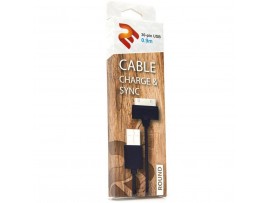 Дата кабель 2E USB 2.0 AM to Apple 30pin 0.9m (2E-CCTI01R-09B)
