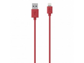 Дата кабель USB 2.0 AM to Lightning 1.2m Belkin (F8J023bt04-RED)