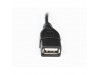 Дата кабель USB 2.0 Micro 5P to AF OTG 0.1m Vinga (CB010BK)