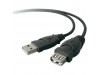 Дата кабель USB2.0 AM/AF 3.0m Belkin (F3U153CP3M)