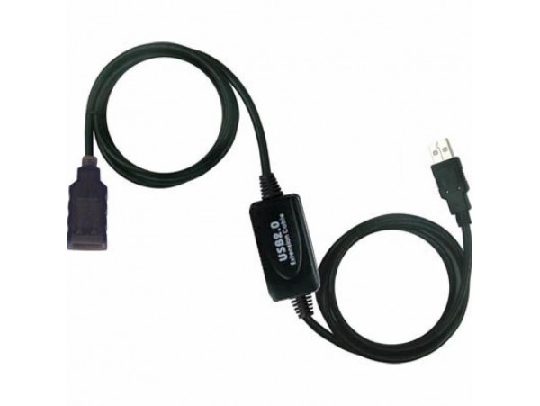 Дата кабель подовжувач активний USB2.0 AM/AF Viewcon (VV 043-15м.)