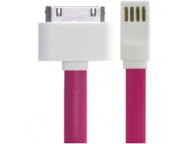 Дата кабель Gelius Gold Edition USB 2.0 – Apple Dock Connector (iPhone 4) Pink (36489)