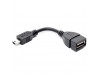 Дата кабель USB 2.0 Micro 5P to AF OTG 0.8m Atcom (16028)
