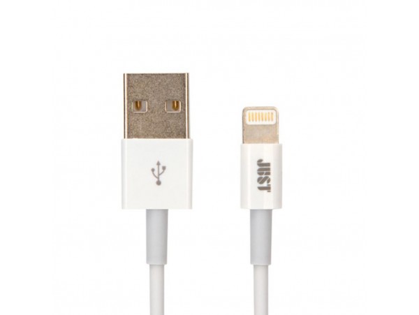 Дата кабель JUST Simple Lighting USB Cable White 1M (LGTNG-SMP10-WHT)