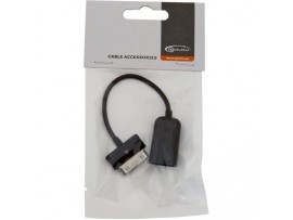 Дата кабель GEMIX OTG USB 2.0 AF – SAMSUNG GALAXY Tab 0.1m (GC 1927)