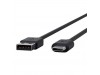 Дата кабель USB 2.0 AM to Type-C 1.8m Belkin (F2CU032bt06-BLK)