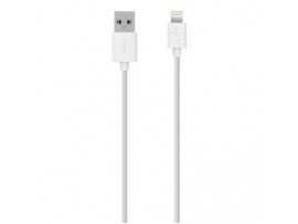 Дата кабель Belkin USB 2.0 Lightning charge/sync cable 2м, White (F8J023bt2M-WHT)