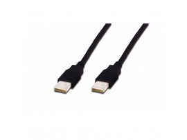 Дата кабель USB 2.0 AM/AM 1.8m DIGITUS (AK-300100-018-S)