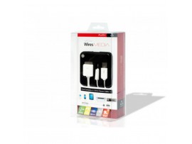 Дата кабель iDock to USB + Jack 3.5mm M 1.0m Techlink (726741)