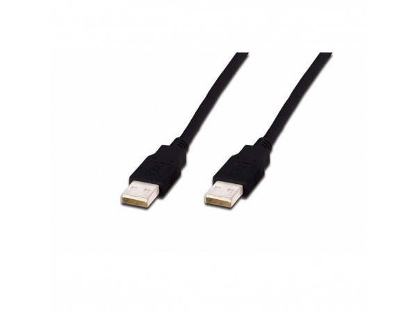 Дата кабель USB 2.0 AM/AM 1.0m DIGITUS (AK-300100-010-S)