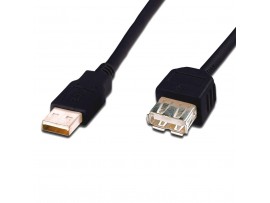 Дата кабель USB2.0 AM/AF DIGITUS (AK-300200-018-S)