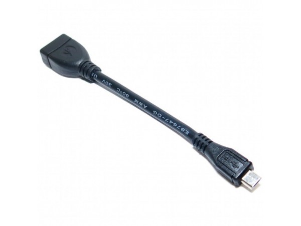 Дата кабель EXTRADIGITAL OTG USB 2.0 AF - Micro USB M, 0.1m, 28 AWG, Hi-Speed (KBO1623)