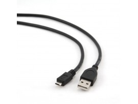 Дата кабель USB 2.0 Micro 5P to AF 0.3m Cablexpert (CCP-mUSB2-AMBM-0.3M)