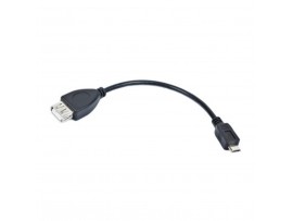 Дата кабель USB 2.0 Micro 5P to AF OTG 0.1m Cablexpert (A-OTG-AFBM-001)