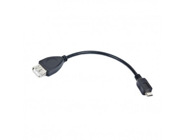 Дата кабель USB 2.0 Micro 5P to AF OTG 0.1m Cablexpert (A-OTG-AFBM-001)