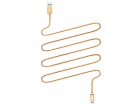 Дата кабель JUST Copper Lightning USB Cable 2M Gold (LGTNG-CPR20-GLD)