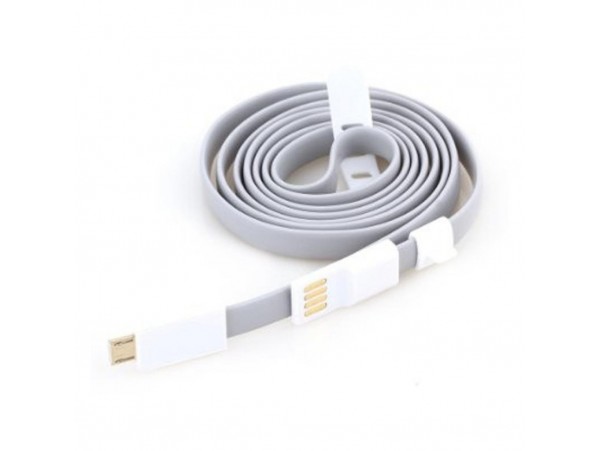 Дата кабель AUZER USB 2.0 – Lightning 8-pin 1.0м Grey (AC-L1GR)