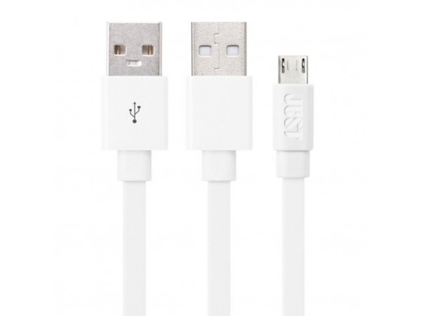 Дата кабель JUST Freedom Micro USB Cable White (MCR-FRDM-WHT)