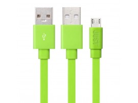 Дата кабель JUST Freedom Micro USB Cable Green (MCR-FRDM-GRN)