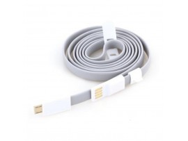 Дата кабель AUZER USB 2.0 – Micro USB 1.0м Grey (AC-M1GR)