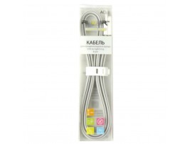 Дата кабель AUZER USB 2.0 – Micro USB 1.0м Grey (AC-M1GR)