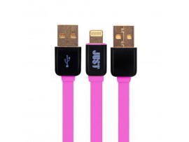 Дата кабель JUST Rainbow Lightning USB Cable Pink (LGTNG-RNBW-PNK)