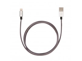 Дата кабель JUST Selection Lightning USB Cable Silver (LGTNG-SLCN-SLVR)